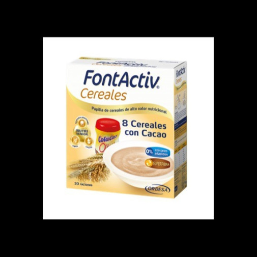 Fontactiv 8 Cereales + Chocolate 600 Gr