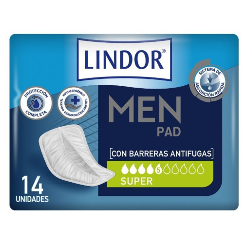 Lindor Men Pad Super 5 Gotas 14 Un