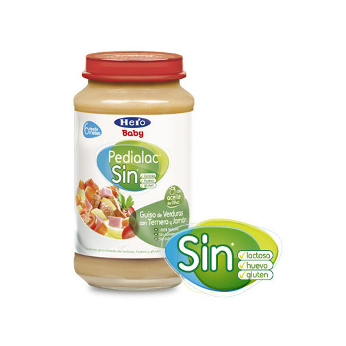 Pedialac Sin Tarrito Verduras Selectas Con Ternera Y Jamón 250G Hero Baby