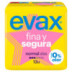Compresas Evax Fina Segura Alas Norm 12