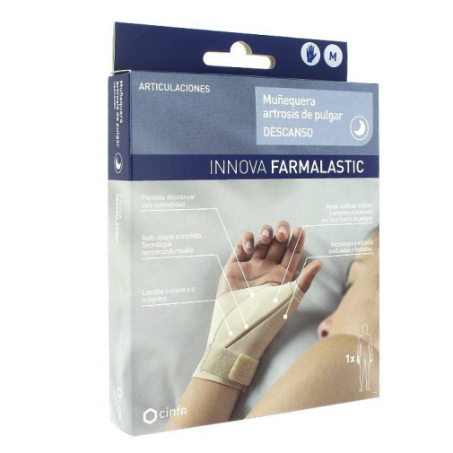 Muñequera Artro Descanso Izquierda Talla M  Innovafarm
