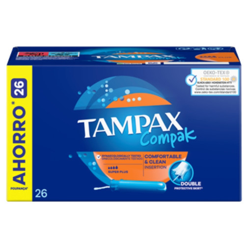 Tampax Compak Superplus 26 Unidades