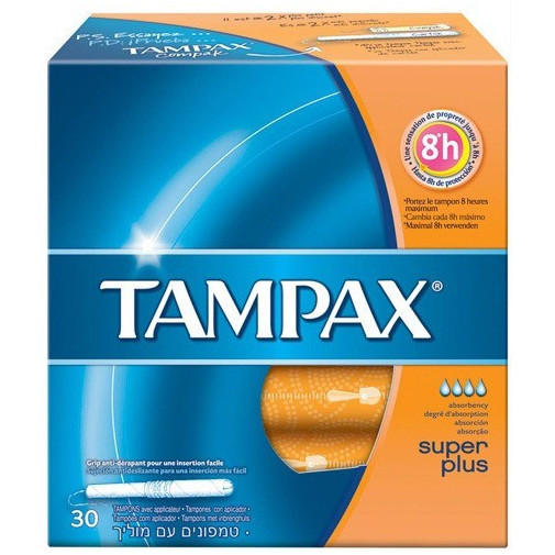 Tampones Tampax Super Plus 30 Unidades