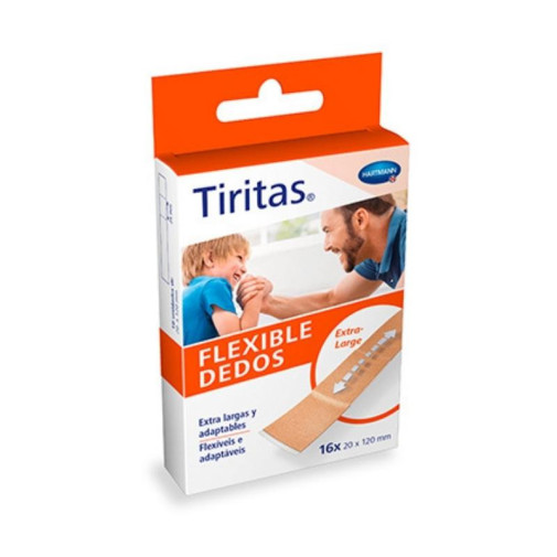 Tiritas Tela Elastic Dedos Extra Largas