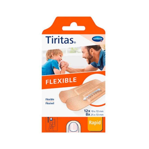 Tiritas Textile Elastic Rapid 20 Ud