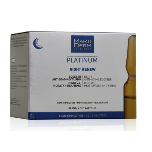 Ampollas Platinum Night Renew 30Ud Martiderm