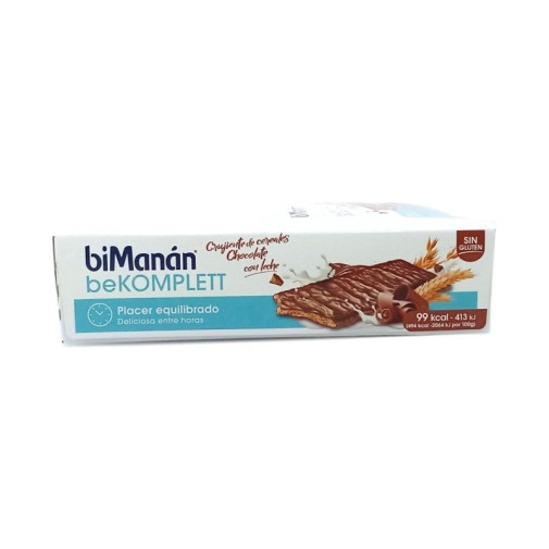 Bimanan Sin Gluten Chocolate Leche 20 Unidades
