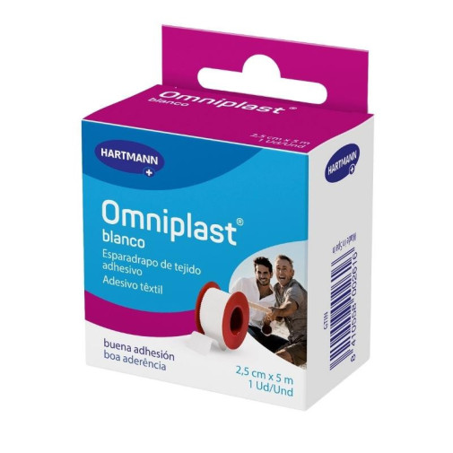 Esparadrapo Omniplast Blanco 5 X 2,5