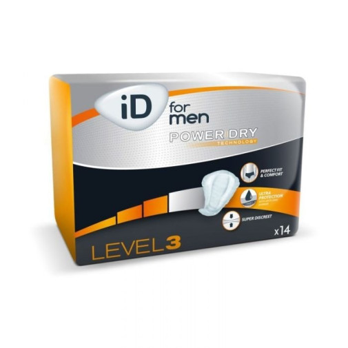 Id For Men Protector Masculino Level 3 14 Unidades Ontex