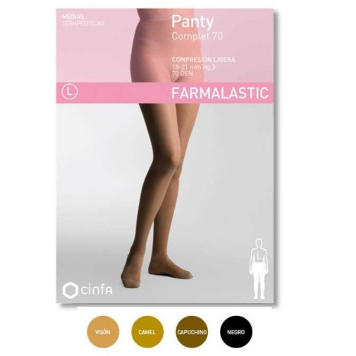 Panty Farmalastic Complet 70 Visone Talla Grande