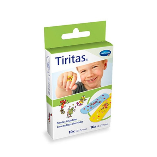 Tiritas Kids 20 Und. 2 Tamaños