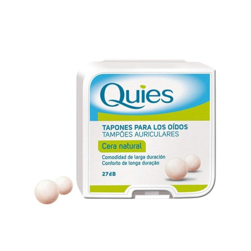Tapones Para Oidos De Cera Natural 16 Unidades Quies