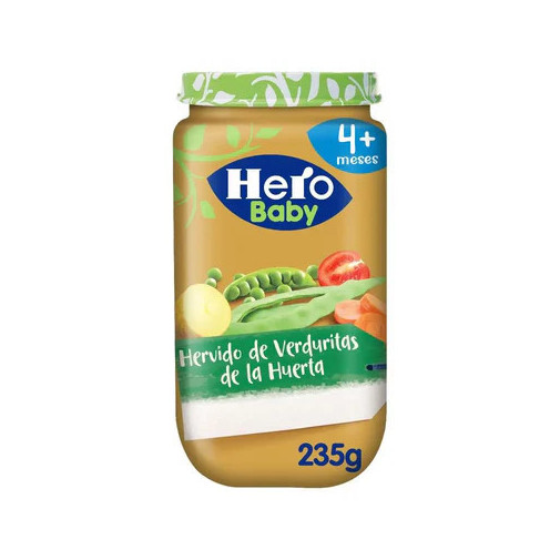 Hero Baby Hervido Verduras Huerta 235G