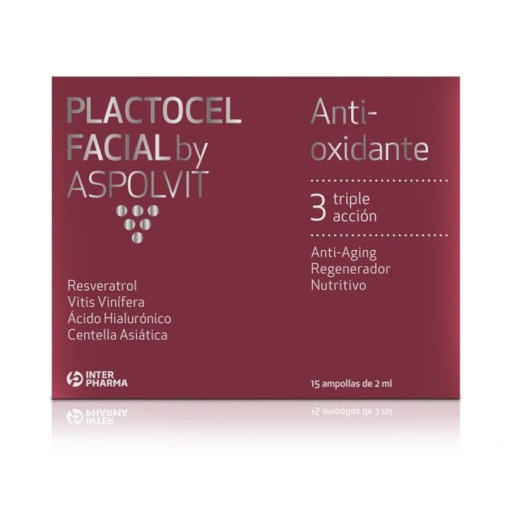 Plactocel Facial Antioxidante 15 Ampollas X 2 Ml Aspolvit