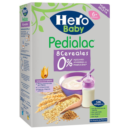 Hero Baby Pap 8 Cereales Est 340 Grs