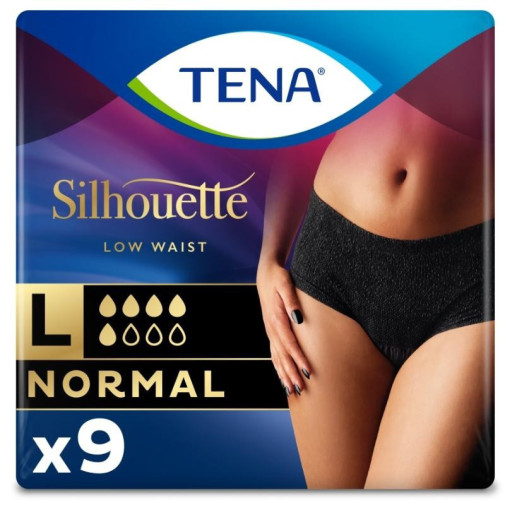 Silhouette Negro Cinta Baja Talla Grande 9 Unidades Tena