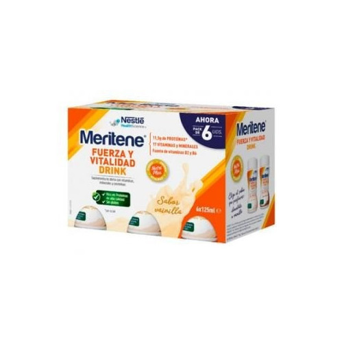 Drink Vainilla Pack 6 X 125 Ml Meritene