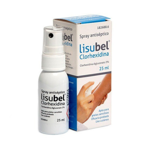 Lisubel Clorhexidina 2 % Spray 25 Ml