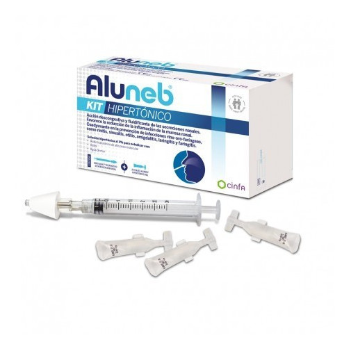 Aluneb Kit Hipertónico 20 Viales 5 ml + Dispositivo