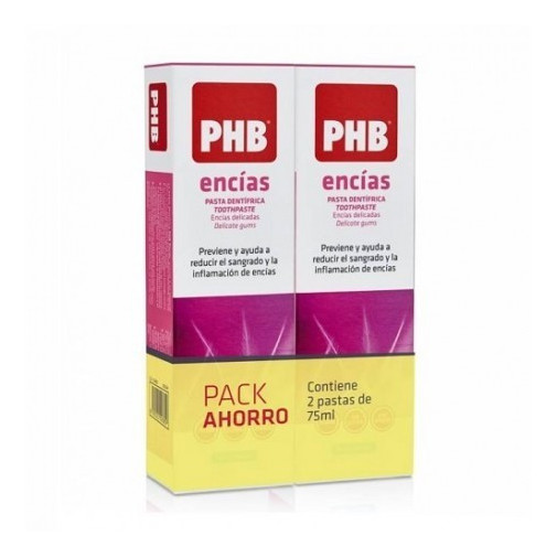 Phb Duplo Pasta Encías 2 X 75 Ml