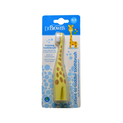 Cepillo De Dientes Infantil 0 3 Años Dr. Brown´S Jirafa