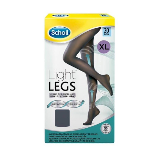 Dr Scholl Medias De Compresión 20 Den Color Negro Talla Xl