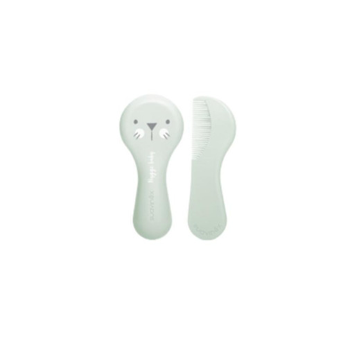 Suavinex Set Cepillo Peine Verde Decora