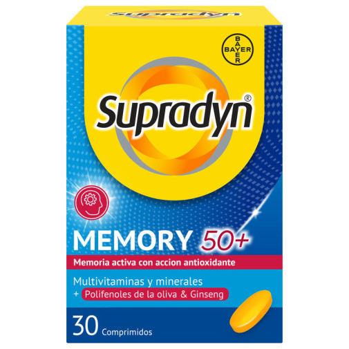 Supradyn Memoria 50+ 30 Comprimidos