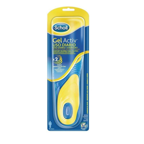 Dr Scholl Plantillas Gel Activ Uso Diario Mujer Talla 40 46.5