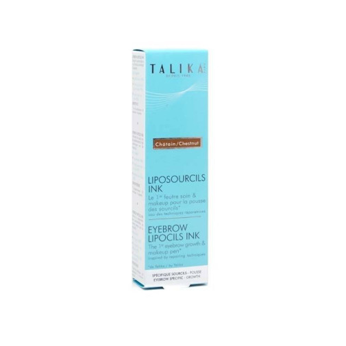 Talika Eyebrow Lipocils Ink Maquillaje Para Cejas 0.8Ml Castaño