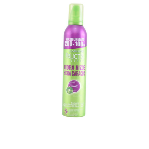 Fructis Style Nutri Rizos Hidra Caracóis Espuma Capilar  04 Extra Fuerte 300 Ml Garnier