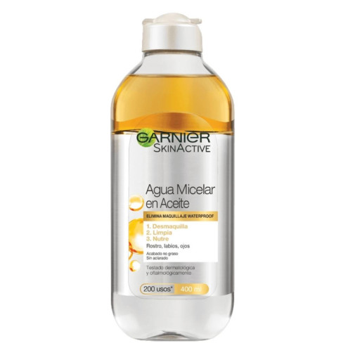Skinactive Agua Micelar En Aceite Facial 400 Ml Garnier