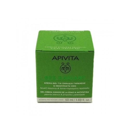 Apivita Bee Radiant Gel Crema Signos De La Edad & Antifatiga Textura Ligera 50Ml