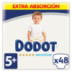 Pañales Dodot Sensitive Extra Talla 5 12 17Kg 48Uds