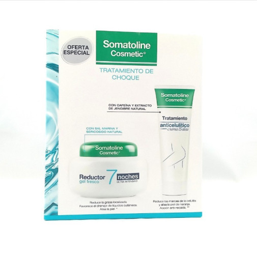 Somatoline Pack Tratamiento De Choque Reductor Gel Fresco Intensivo + Crema Anticelulítico