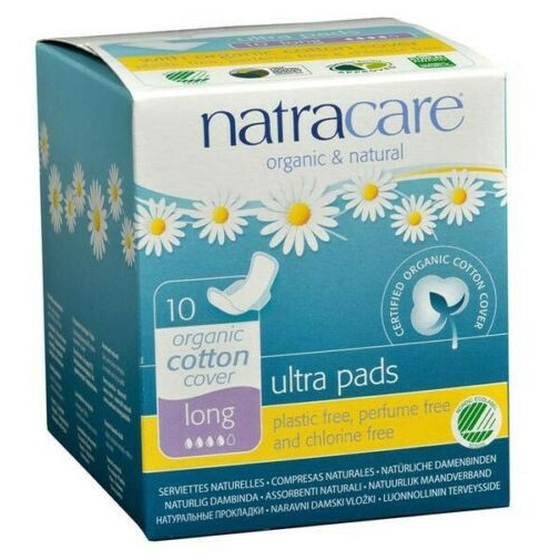 Compresa Extr. Larga Alas 10 Unidades Natracare