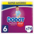 Dodot Activity Pants Pañal Braguita Talla 6 74 Pañales 15+Kg