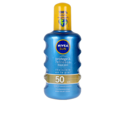 Nivea Sun Protege & Refresca Spray Solar Invisible Spf 50 200 Ml
