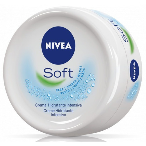 Nivea Soft Crema Hidratante Intensiva Para Cuerpo Y Cara Body 50 Ml