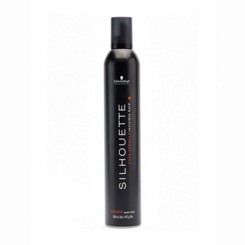 Silhouette Mousse Espuma De Peinado Súper Fijación 500 Ml Schwarzkopf