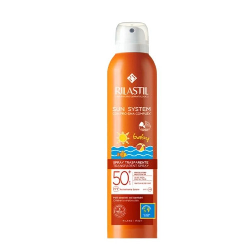 Sun System 50+ Baby Transparent Spray 200Ml Rilastil