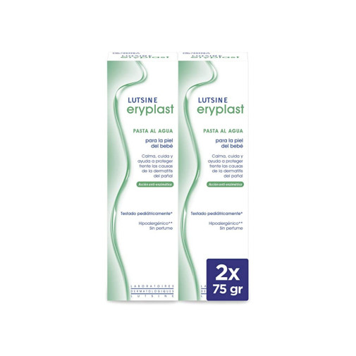 Eryplast Pasta Al Agua 2 Envases 75 g