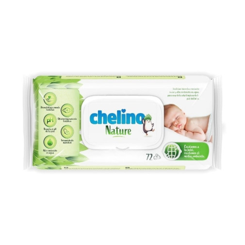 Toallitas Infantiles Chelino Nature 72 Unidades