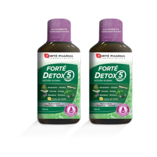 Forté Detox 5 Órganos Duplo 2X500 Ml Forte Pharma
