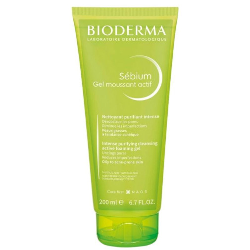 Sébium Gel Moussant Actif 200 Ml Bioderma