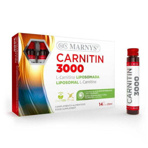 Carnitin 3000 14 X 25Ml Marnys