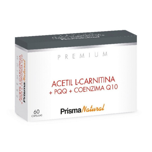 Acetil L Carnitina+Pqq+Coenzima Q10 60 Cápsulas Prisma Natural