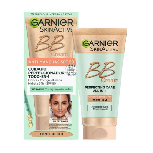 Skin Bb Cream Anti Manchas Spf 50 50 Ml Garnier