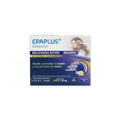 Epaplus Sleepcare Melatonina Balance Retard 60 Comprimidos