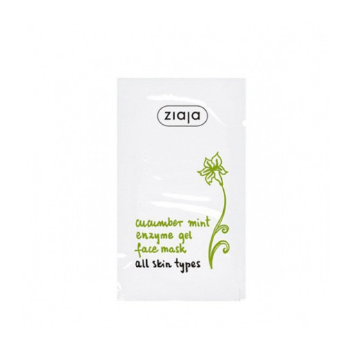 Mascarilla Facial Enzimática Pepino Y Menta 7 Ml Ziaja